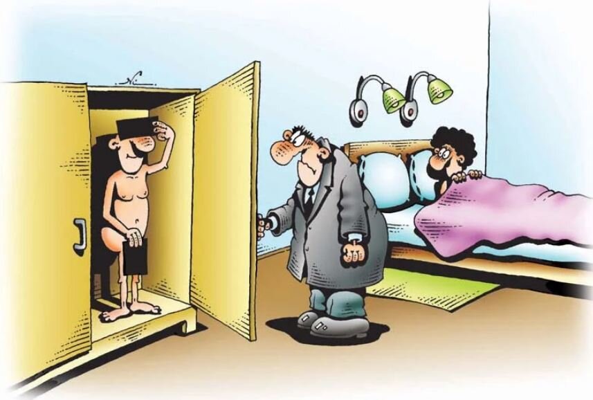 Лучшая подборка анекдотов про любовников