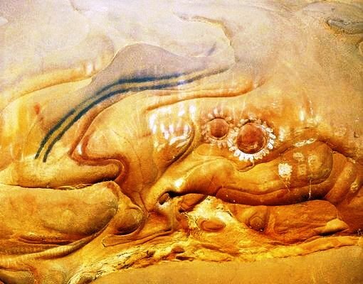 Два солнца в небе. Наскальный рисунок аборигенов Австралии.