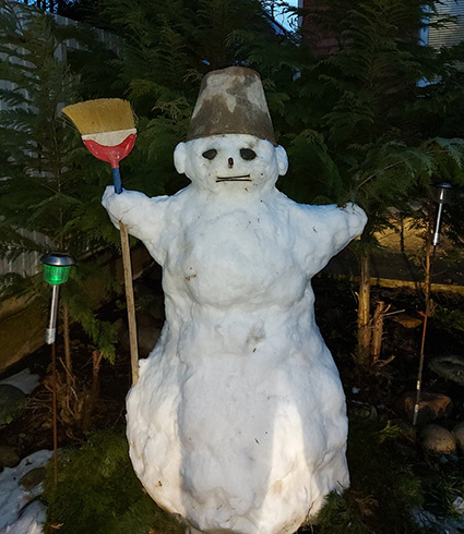 Снеговик. Ручная работа автора.
