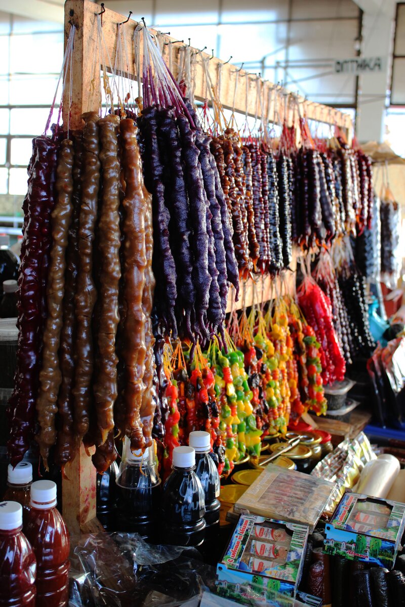 Чурчхела и домашнее вино