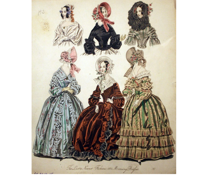 Модная гравюра, 1838. (сс) Wikimedia Commons 
