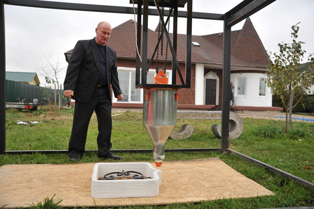 Дома стали печатать на 3D принтере. Фото из Ярославля