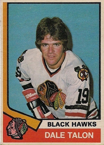 Коллекционная карточка Дэйла Тэллона,
с ошибкой (одна буква L), видимо, ценится дороже
