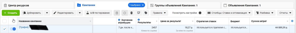 Вот так выглядят затраты на рекламу