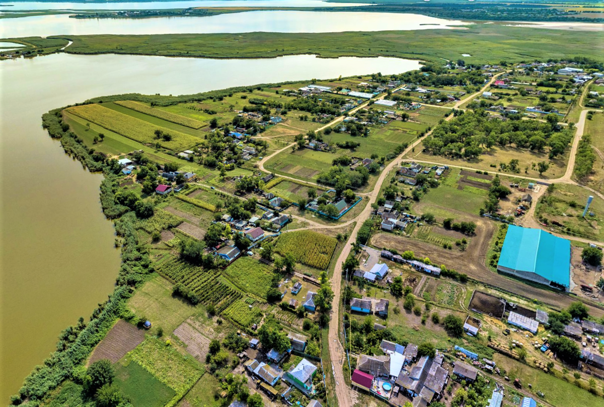 Хутор Киновия с высоты птичьего полёта