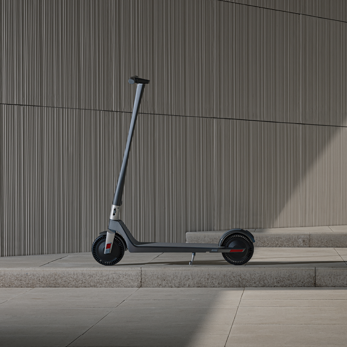 У электросамоката BORK нет ничего лишнего — даже провода удобно скрыты