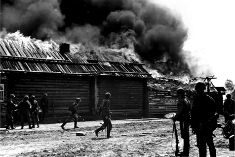 Каратели в деревне