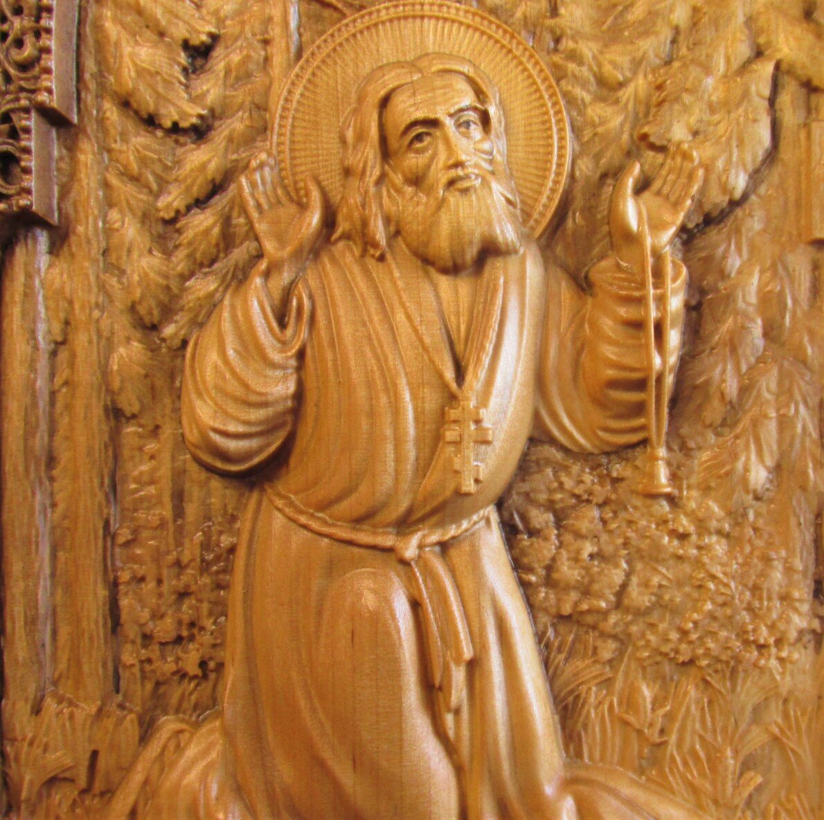 Моление на камне преподобного Серафима Саровского.