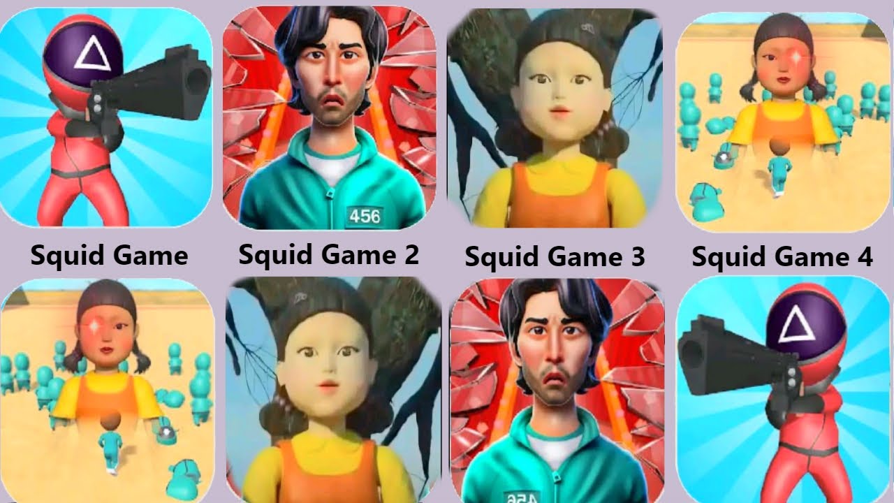 Squid Game,Squid Game 2,Squid Game 3,Squid Game 4