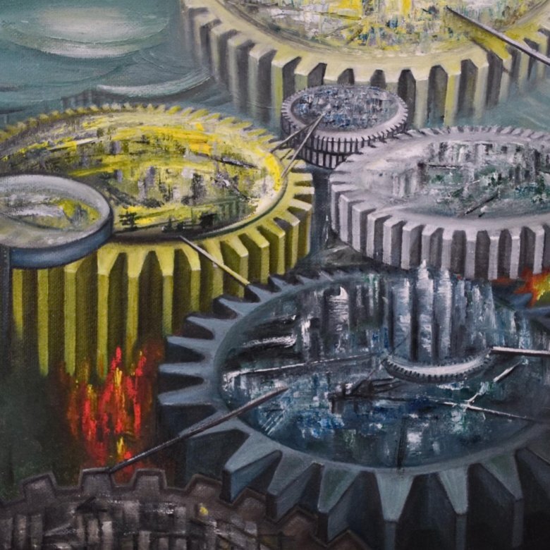 Картина маслом, Города и Механизмы