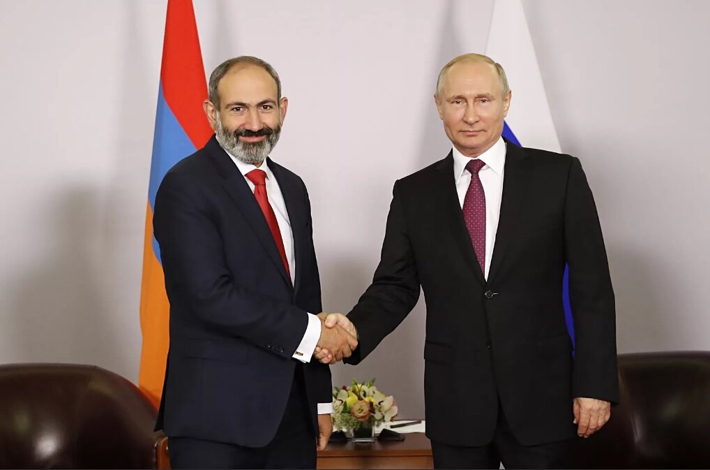 Н.В.Пашинян и В.В.Путин. Яндекс. Картинки.