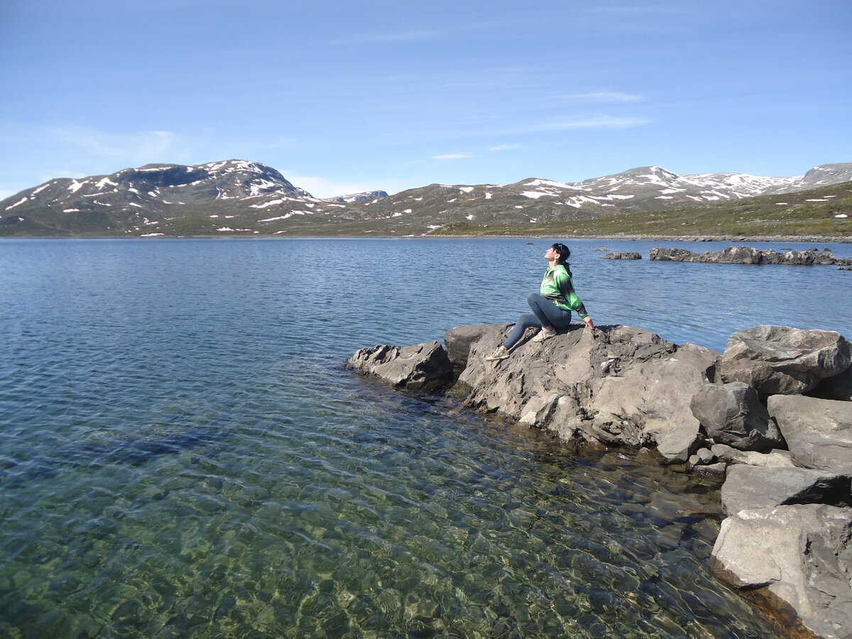В задумчивости на берегу. Фото автора.