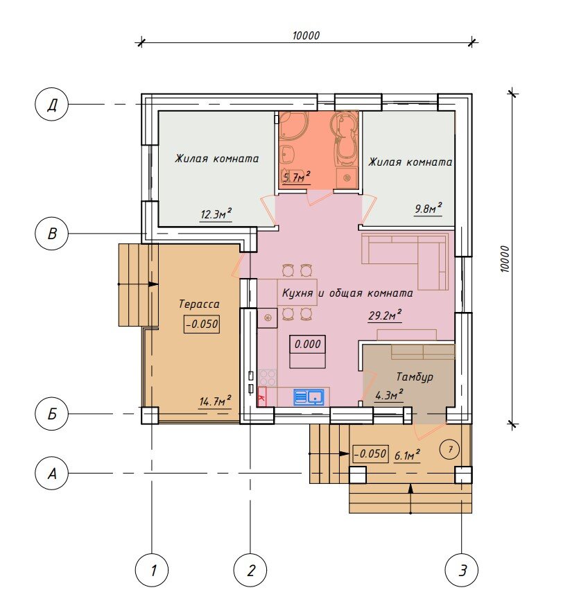 Планировочное решение дома