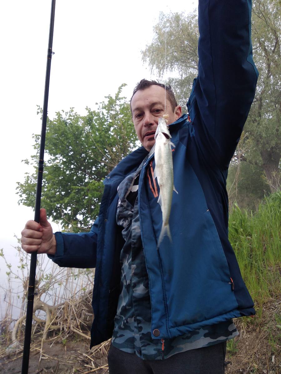 Это Володя. Уклейку таскал почти весь день