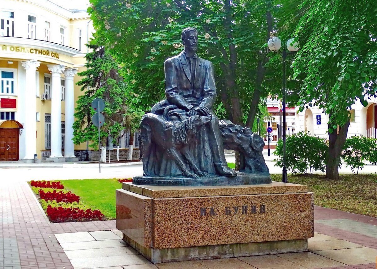 Памятник бунину в орле фото