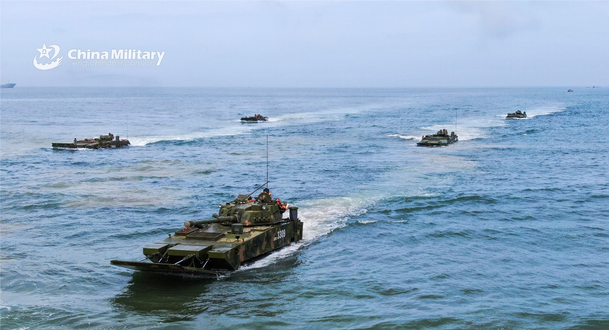 Учения Китая возле Тайваня.  Фото  4esnok