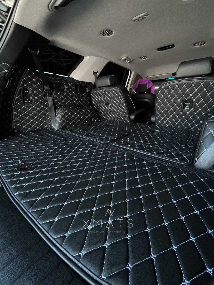 3D коврики из экокожи на Hyundai Palisade