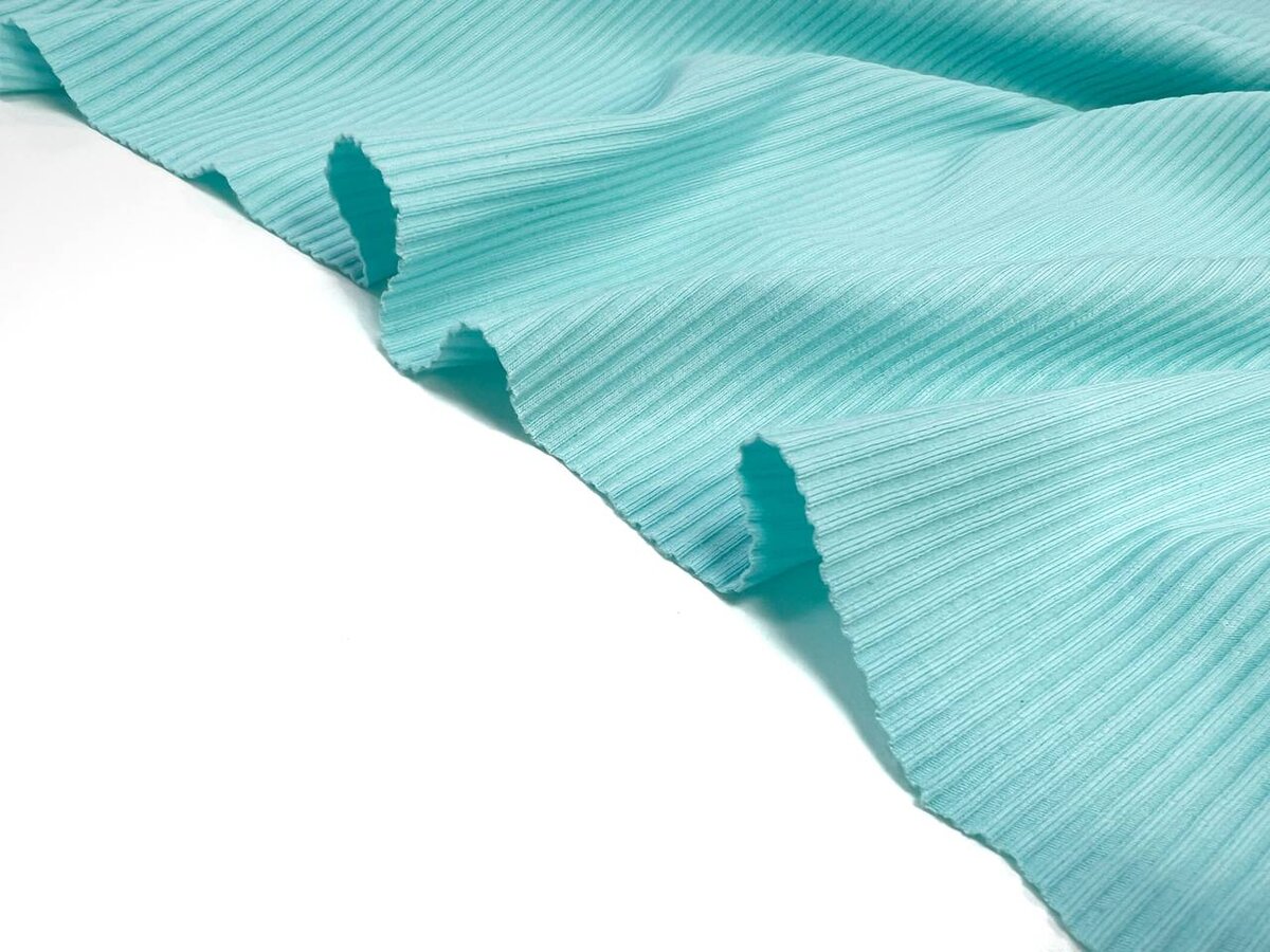 Хлопковая лапша цвет Аквамарин