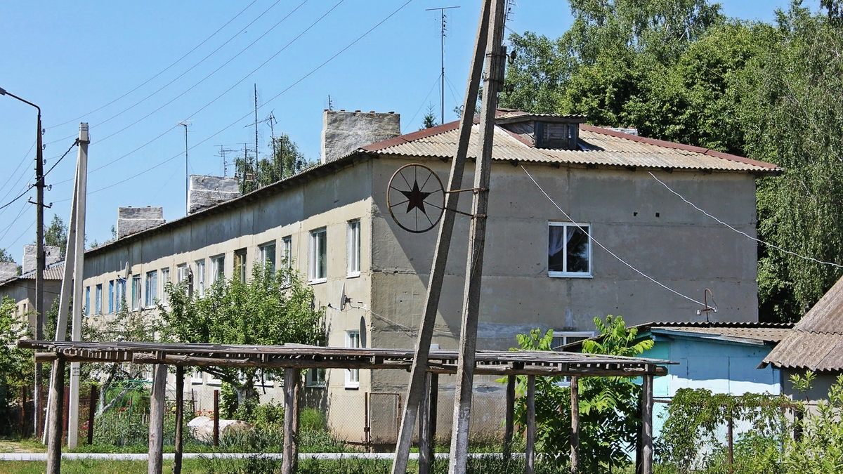 Дом в Шаблыкино, в котором жил Воронов.