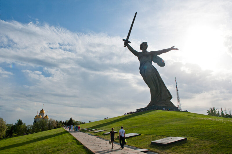 Волгоград. Родина-Мать. Фотография: https://travel.rambler.ru/ 