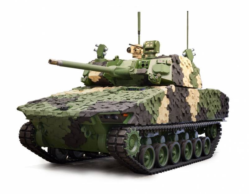 
Общий вид БМП Griffin III. Фото General Dynamics Land Systems