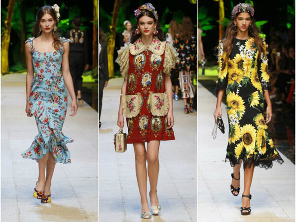 Продажи цветов всегда возрастают после показа мод и модных шоу.