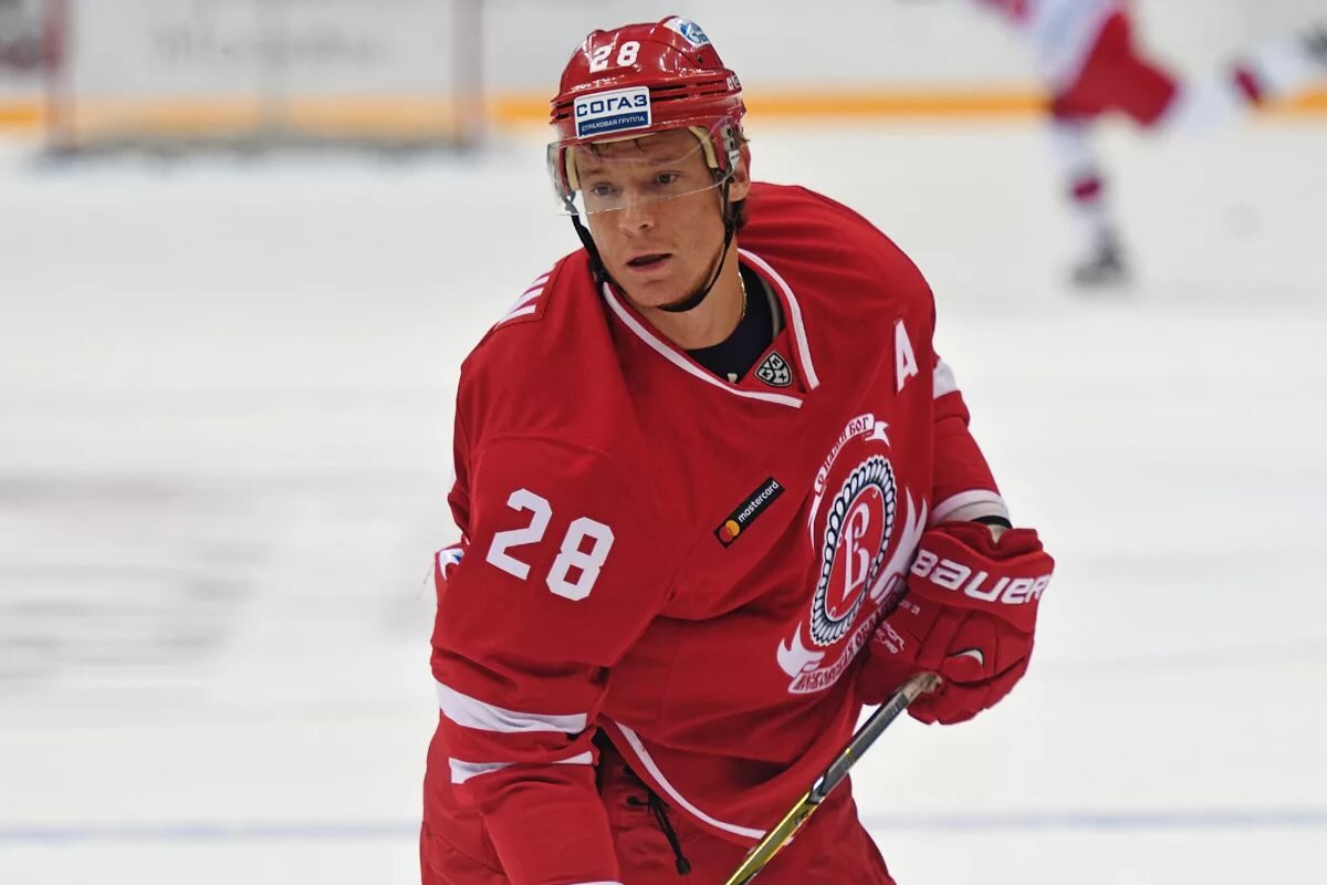 Александр Семин в форме ХК "Витязь". Фото:  Hcvityaz.ru