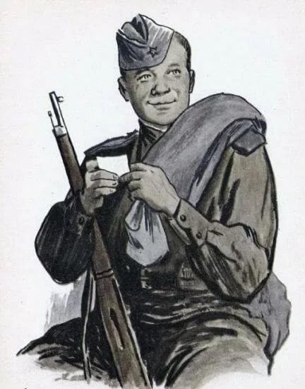 Орест Верейский. Иллюстрации к поэме «Василий Теркин». 1943–1946 годы