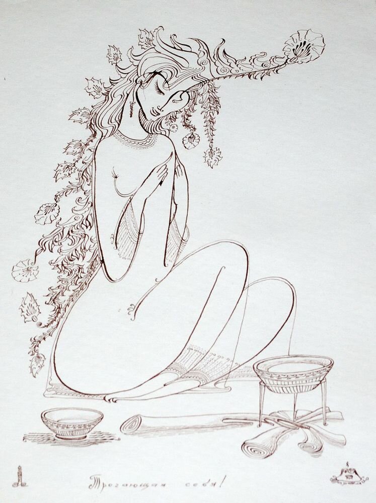 Вот такая, например, картина Таракая