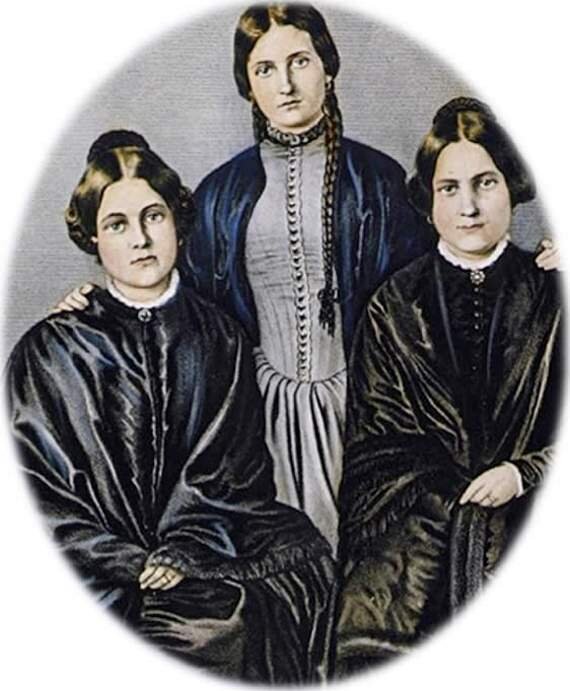 Лия (1814-1890), Маргарет (1833-1893) и Кейт (1837-1892).