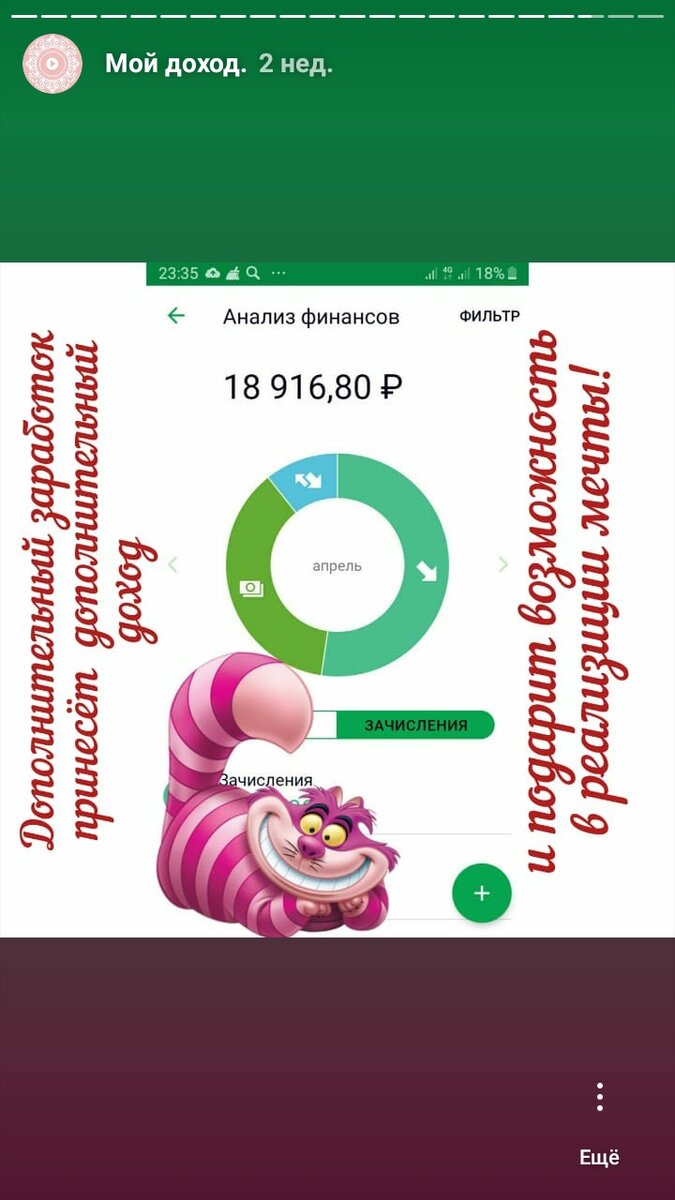 Как я уже писала в своих предыдущих статьях, я забеременела вторым ребёнком в 35 лет имея за спиной целый багаж кредитов. Муж работал без выходных, но денег всё равно не хватало и я стала искать подработку на дому.Очень долго читала, искала и вот она удача. Я нашла девочку, которая расскала мне, что и в декрете можно заработать.Она мне всё объяснила, я попробовала и вот первый рабочий месяц и я заработала свою первую 1000 рублей, радости не было предела.Второй месяц был сложным у меня плохо получалось и я решила, что это не моё.Решила удалить профиль и вот опять доход и опять 1000 рублей.Я решила продолжить работать над профилем и результат не заставил себя долго ждать. Вот сейчас даже в кризис мы в состоянии не только платить кредит, но не отказывать детям н  в чём.Если интересно пишите, расскажу.