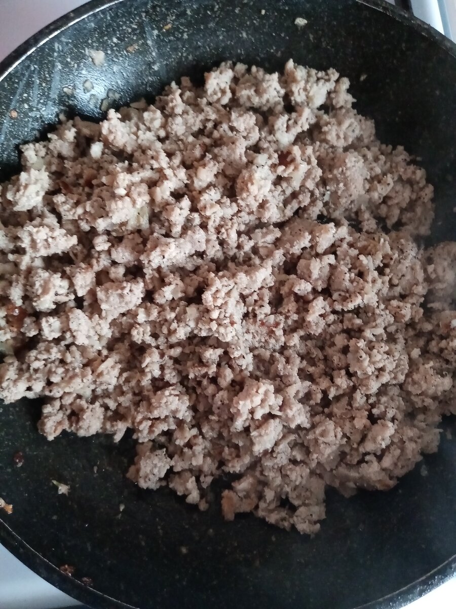 Пережариваем фарш