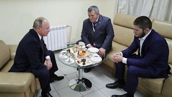 Хабиб на встрече с Путиным!