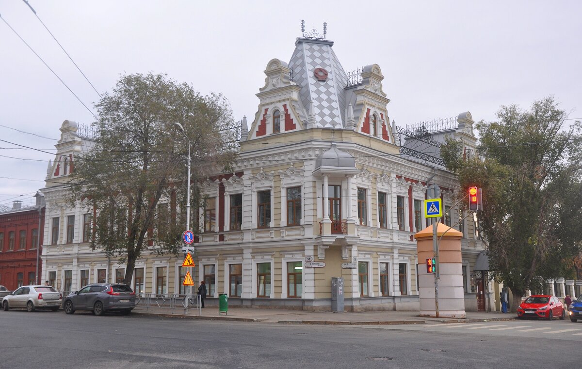 Российский торговый банк. Особняк Клодта Самара. Перетяткович Архитектор.