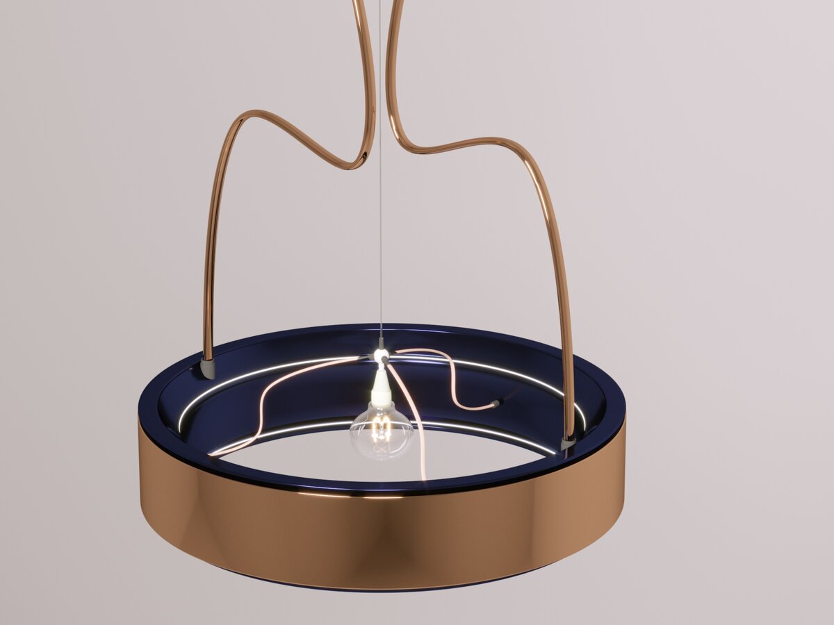 Мой собственный дизайн потолочной люстры (-LightsRings-)