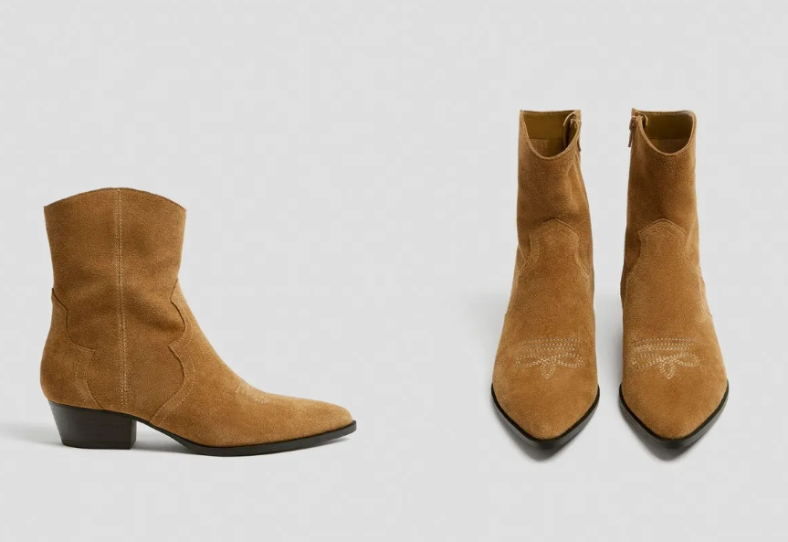 Pull&Bear Ботильоны натуральная замша 2 299 ₽