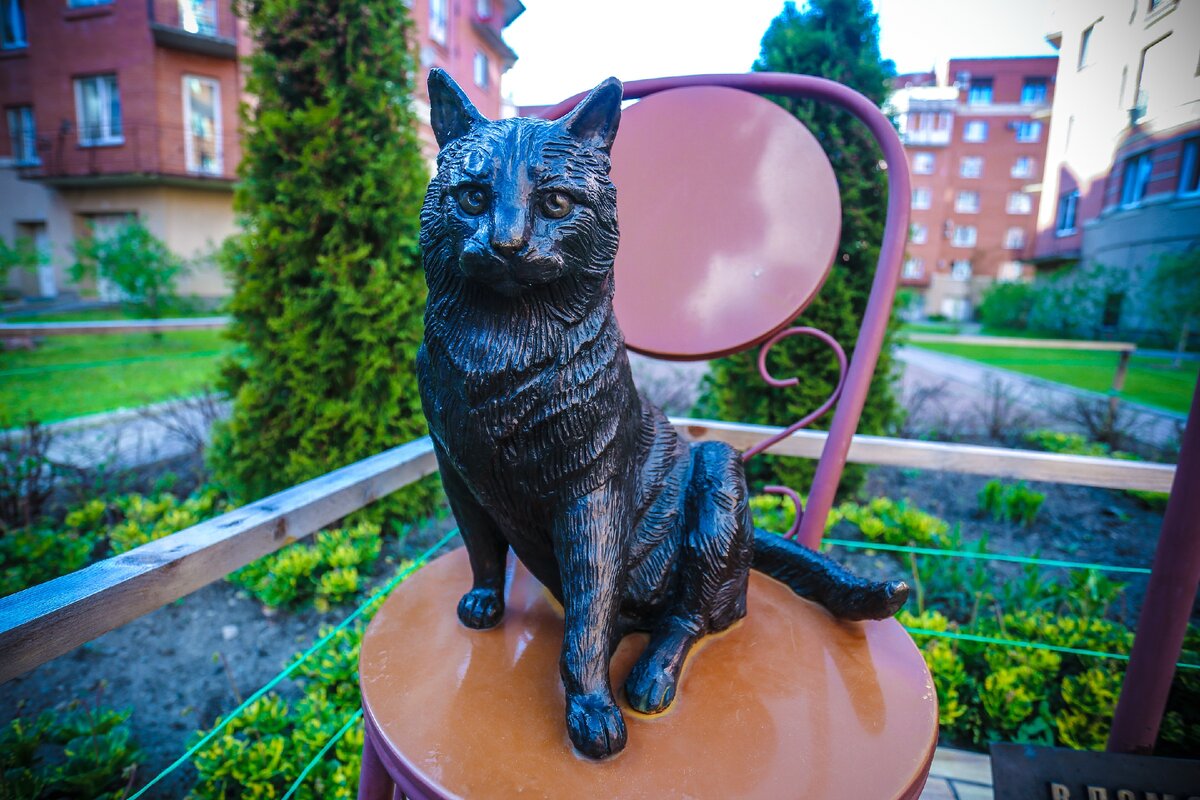 санкт петербург памятник кошка