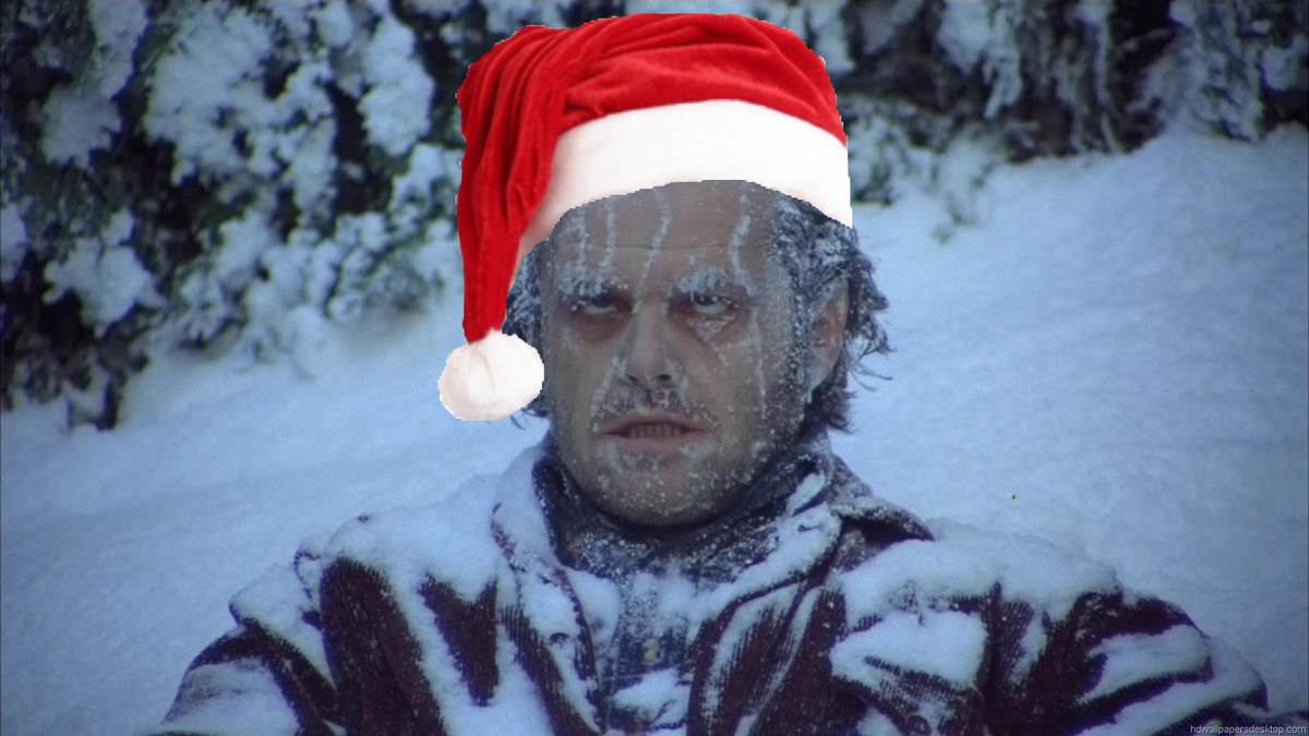 мемифицированный кадр из фильма "Сияние"