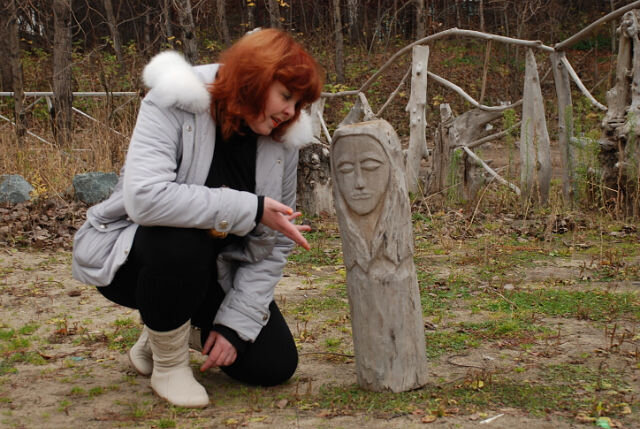 Фото из личного альбома. В бердском парке отдыха "Старый Бердск" на берегу Бердского залива. 