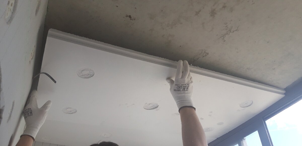 Утепление потолка экструзионным пенополистиролом 