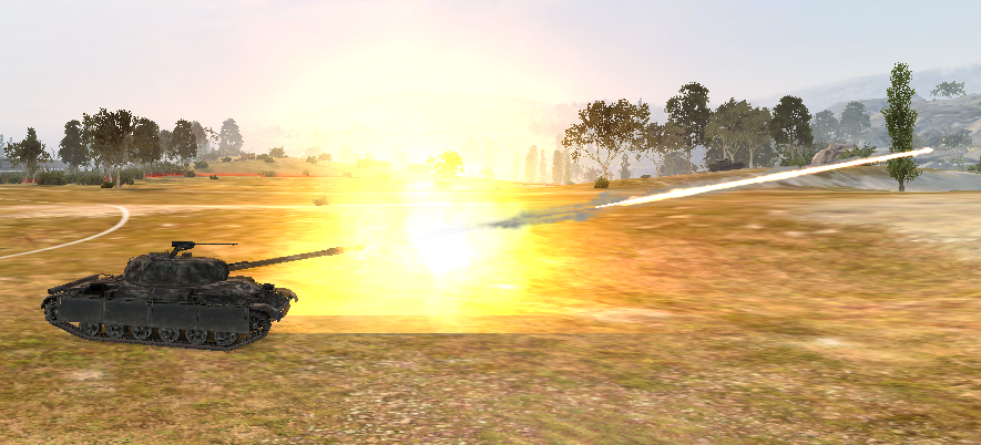 «CS-52 LIS ведет стрельбу»