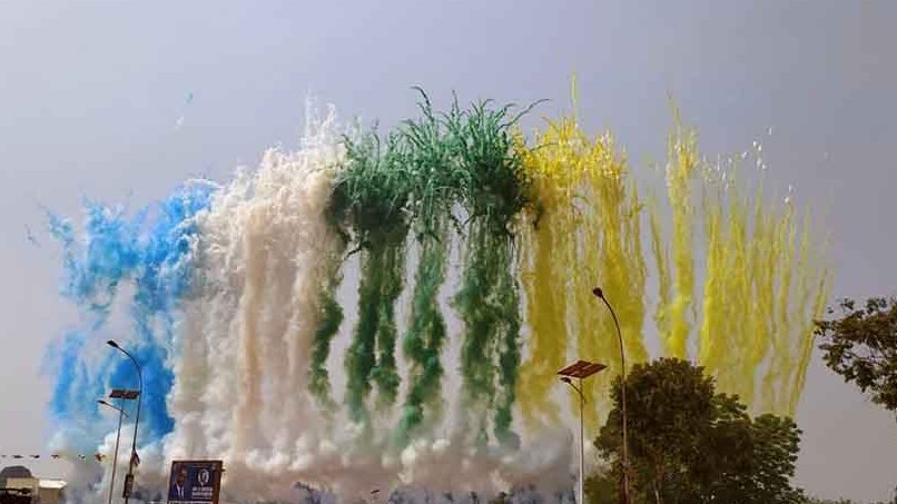 Парад в ЦАР. Фото: Twitter / Sosthene Naimou