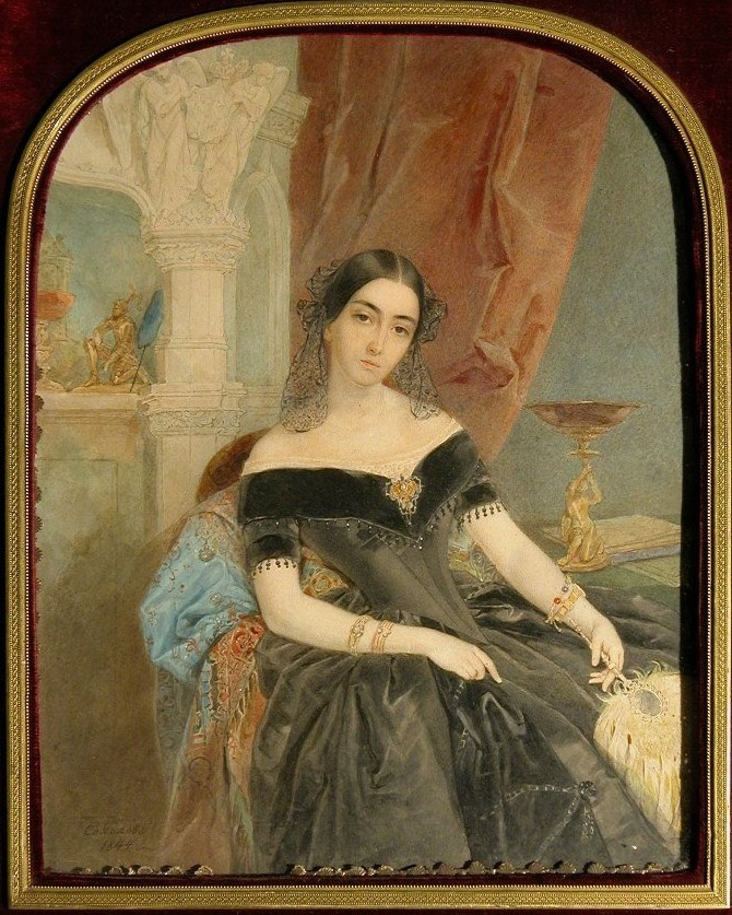 один из портретов Леониллы