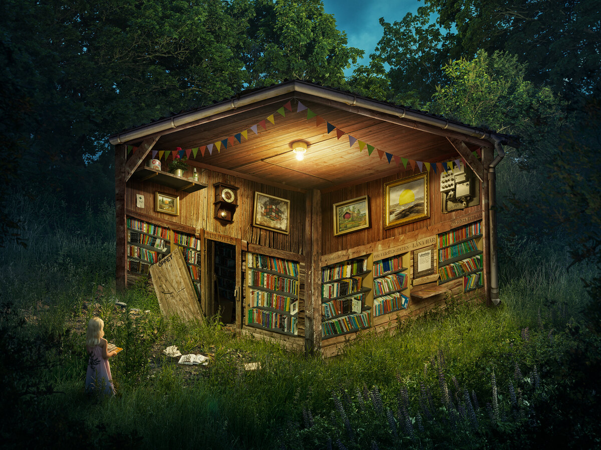 The Forest Library, 2019    Erik Johansson