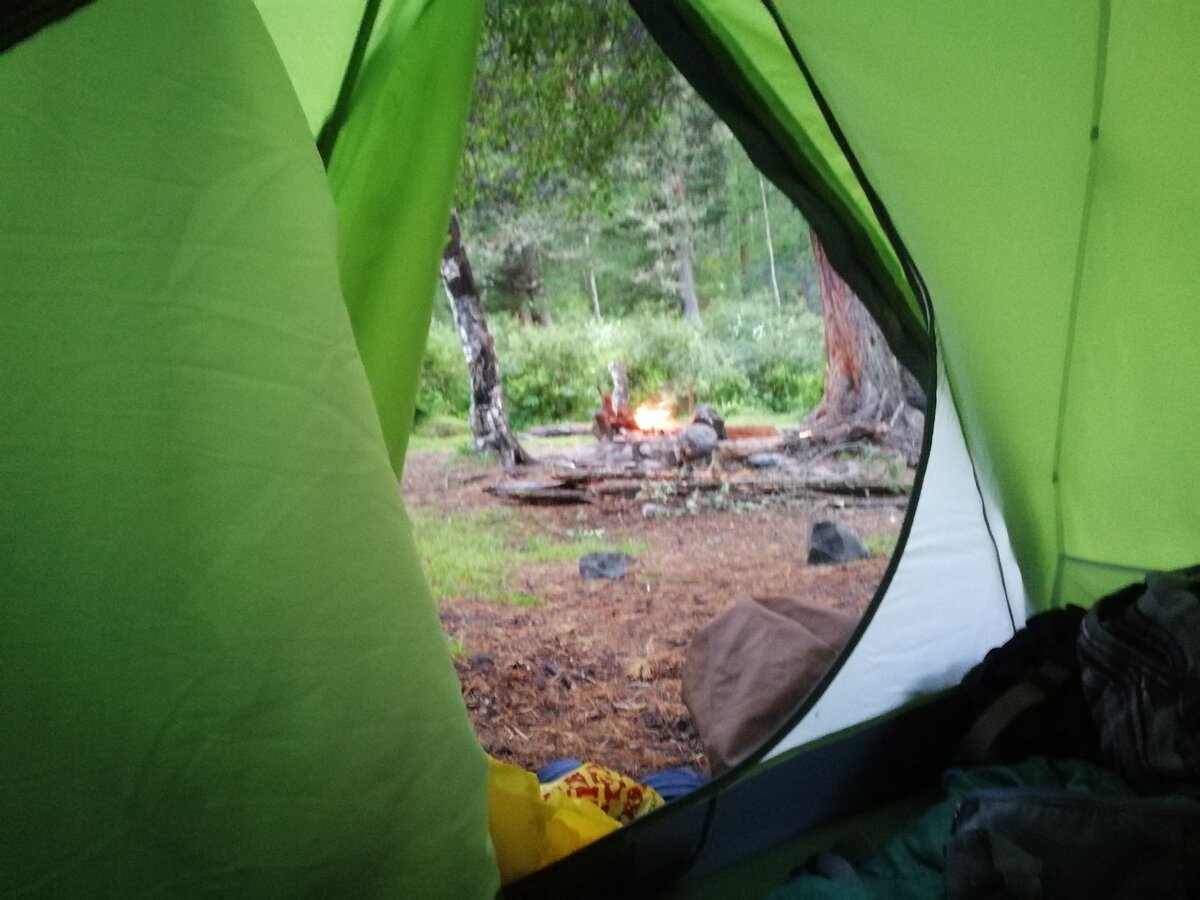 Вид из палатки