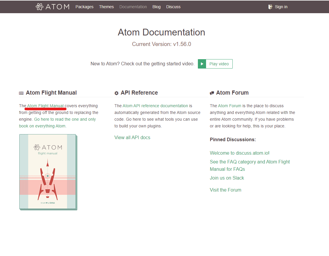 Atom Flight Manual
