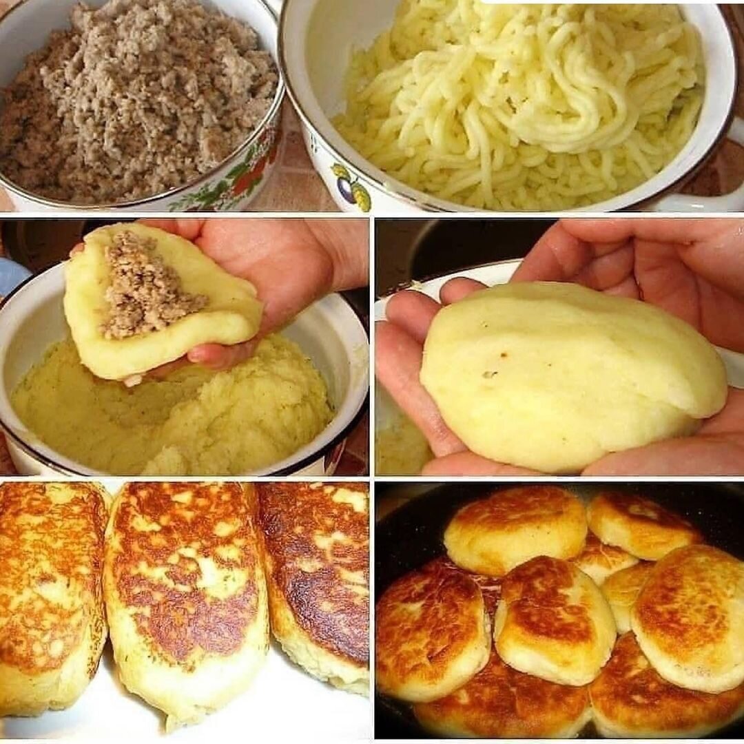 Понадобится: 500 гр-.нежирной свинины
1, 5 кг-картофеля;
1- луковица ;
50 гр.сливочного масла
1/2 стакана муки
100 гр.растительного масла для обжарки зраз соль, перец - по вкусу
Как готовить:
Свиную мякоть пропускают через мясорубку, добавляя соль и перец по вкусу. Лук измельчают, и обжаривают с фаршем. Из картофеля готовят крутое пюре, (остудить) добавляя в него соль, сливочное масло и муку, соль , специи по вкусу.. Муку необходимо вмешивать равномерно, не допуская комков, чтобы картофельный фарш получился максимально однородным. Из картофельного теста на ладони делают заготовки, размером в ладонь, в середину которых кладут мясной фарш и формуют зразы. Как только зразы сформованы, их укладывают на предварительно разогретую сковороду с растительным маслом и обжаривают до появления корочки.
Обжаривать зразы с каждой стороны .
Приятного аппетита!