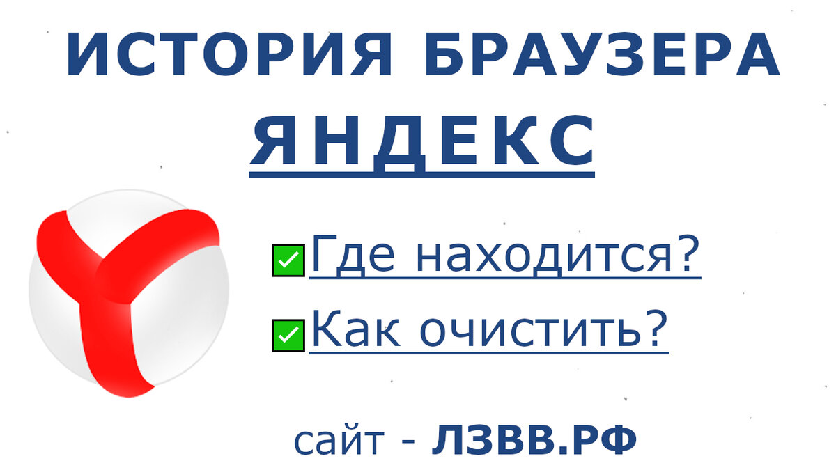 Где история браузера Яндекс на телефоне и компьютере и как её очистить |  Возможно Всё | Дзен