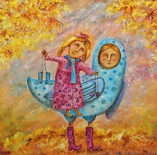  Работа Натальи Леонтьевой. Из аккаунта художницы в Инстаграм @naiv_hudozhnik