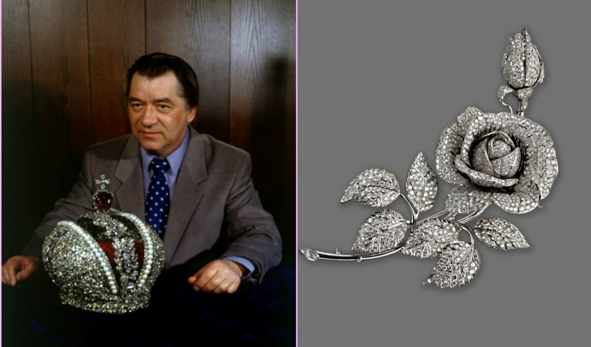 В. В. Николаев с императорской короной; "Роза"